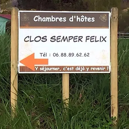 D'hotes Du Clos Semper Felix Oda ve Kahvaltı